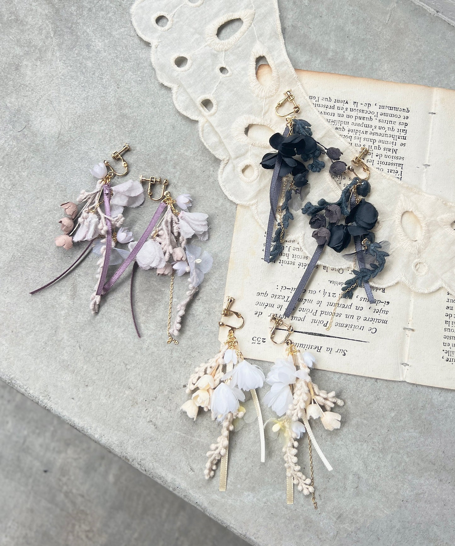 スズランの花束ピアス/イヤリング