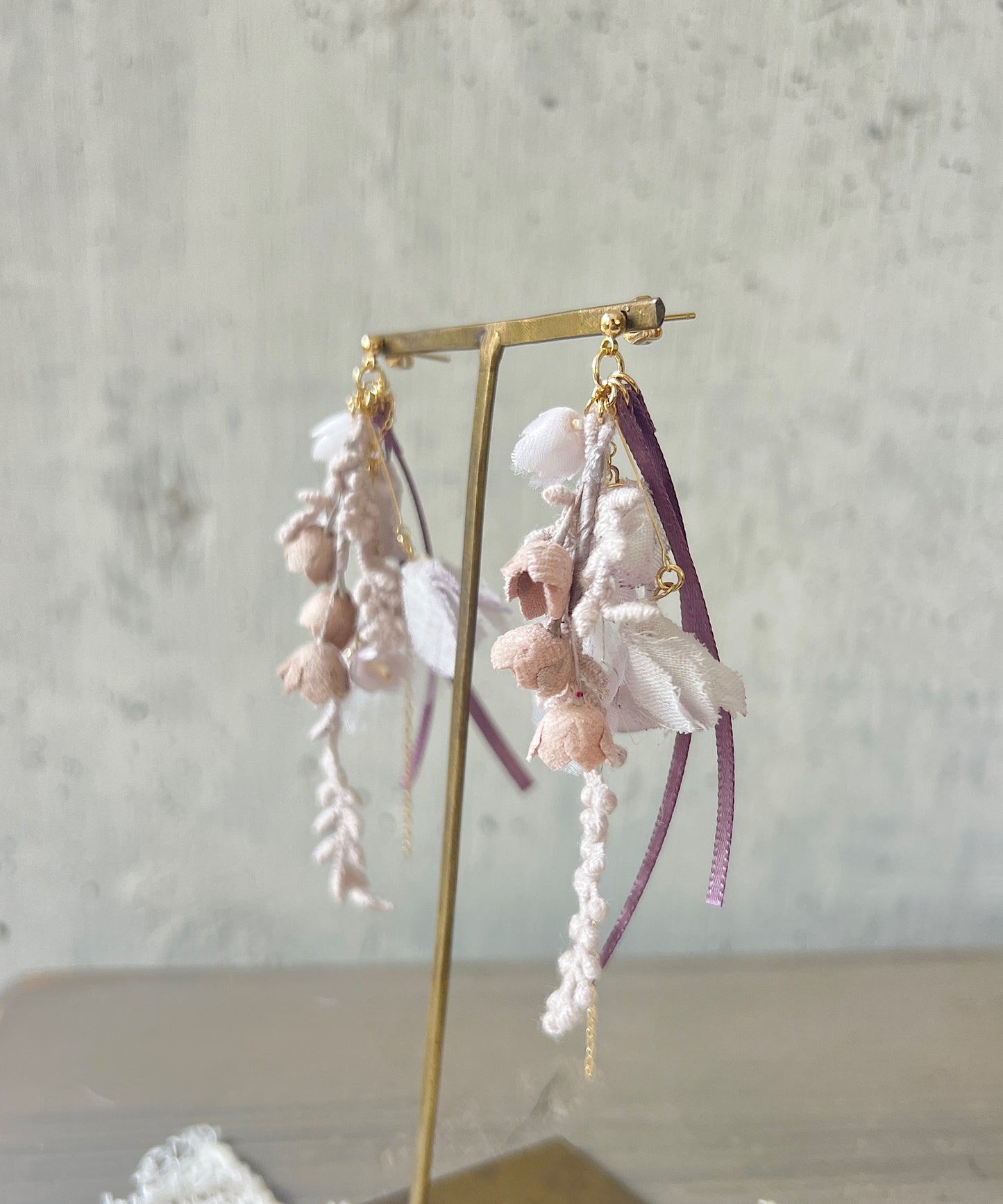 スズランの花束ピアス/イヤリング
