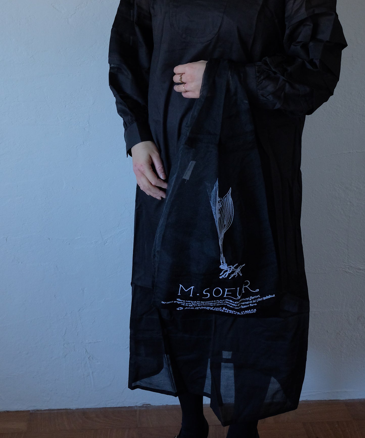 【brigitte tanaka × m.soeur】オーガンジーバッグ