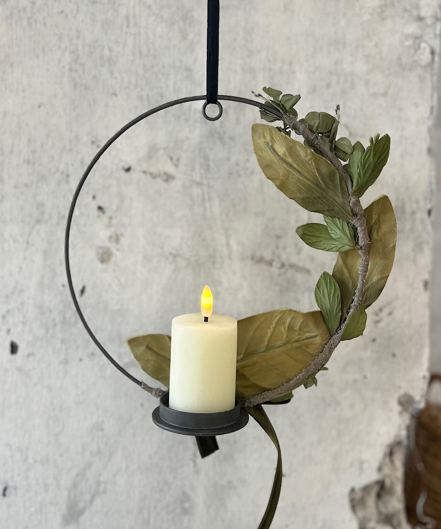 キャンドルリース