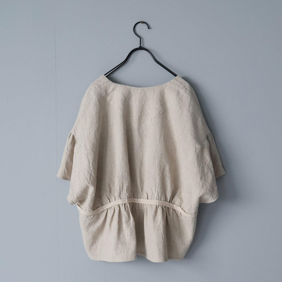 【MAGALI】トリプルウォッシュリネン・カシュクールジレ