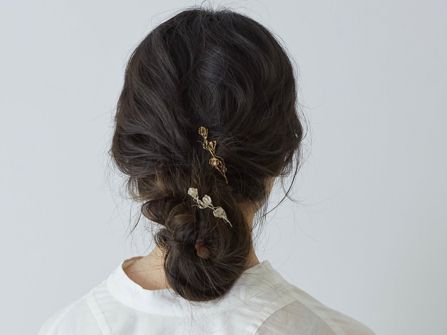 デルフィニウムのヘアピン*brass