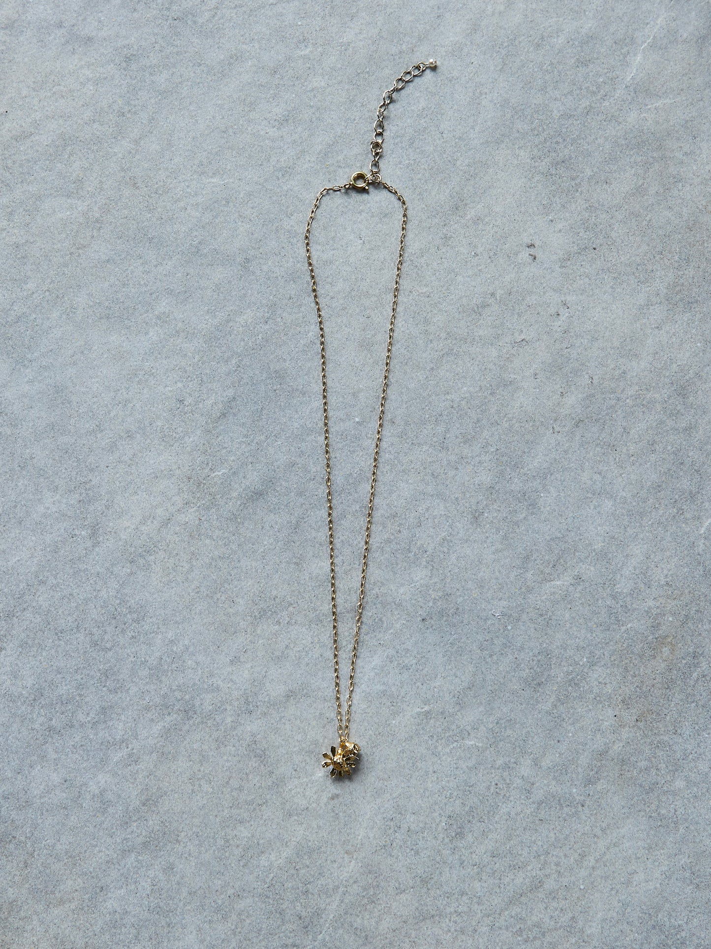 カモミールのネックレス*brass