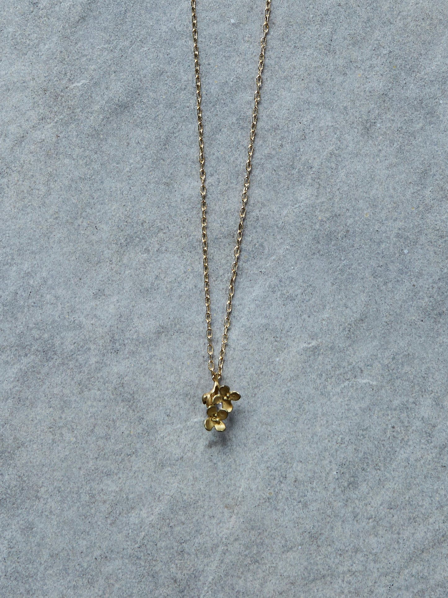 金木犀のネックレス*brass
