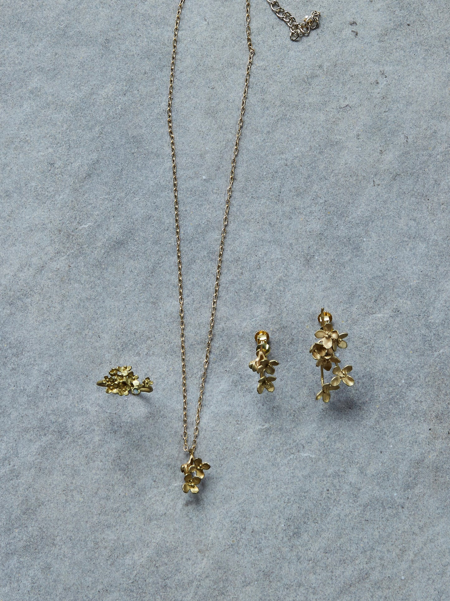 金木犀のネックレス*brass