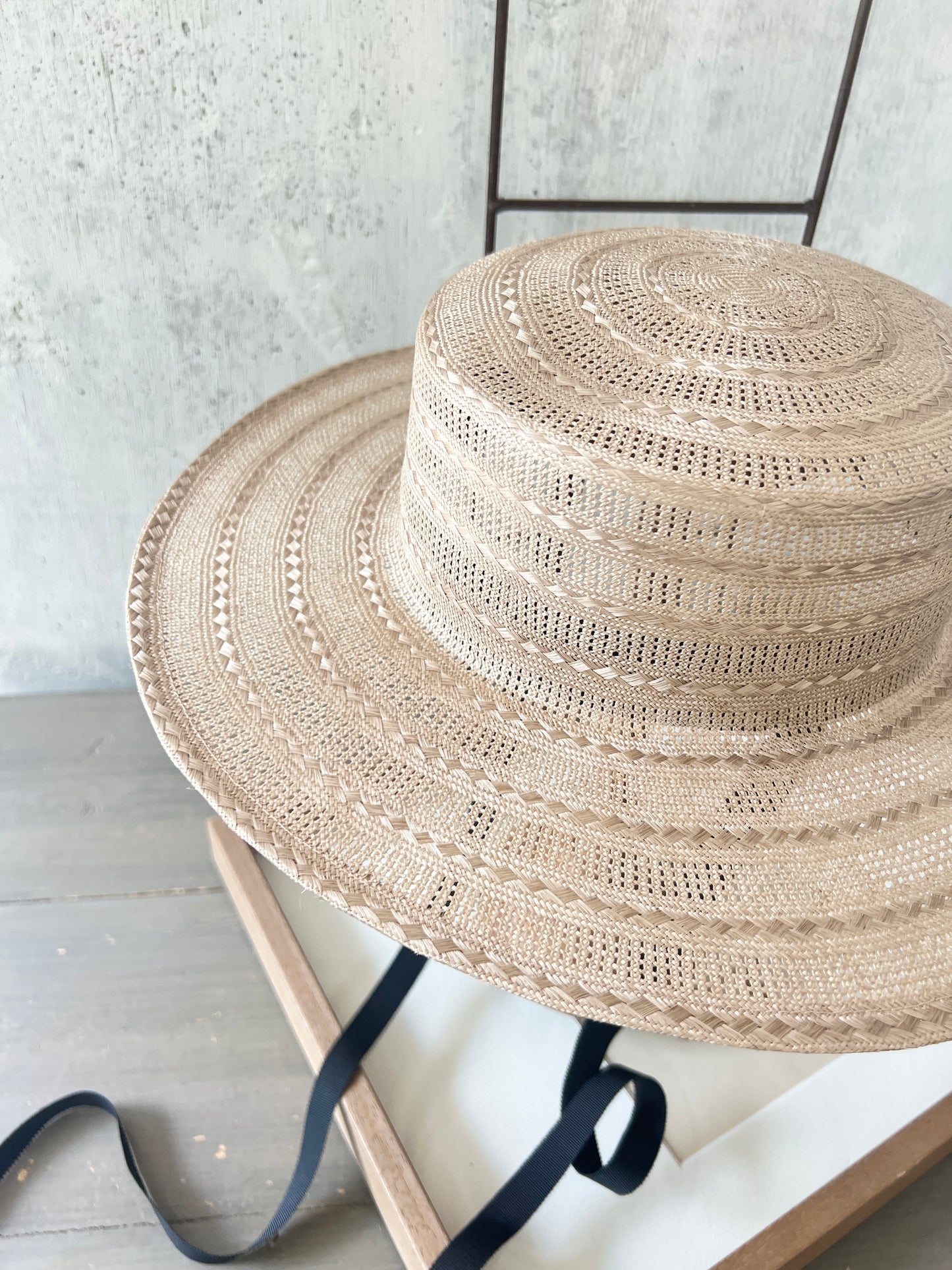 ［ Mia Hat ］Lace Canotier