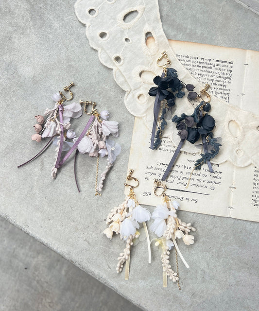スズランの花束ピアス/イヤリング