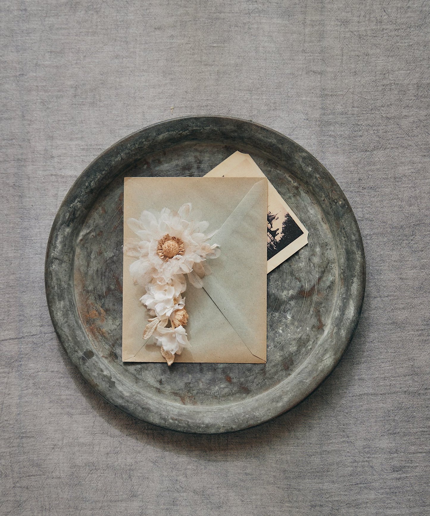 紅茶染めの3wayイヤーカフ