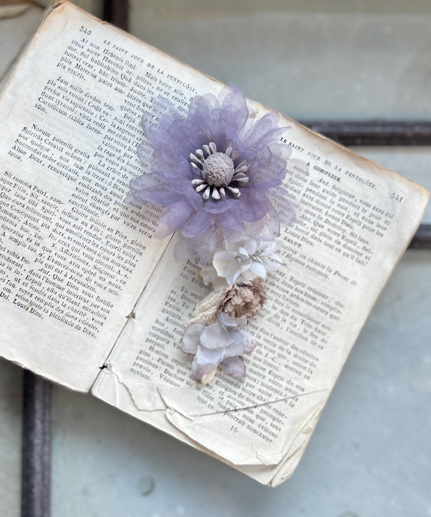 紅茶染めの3wayイヤーカフ