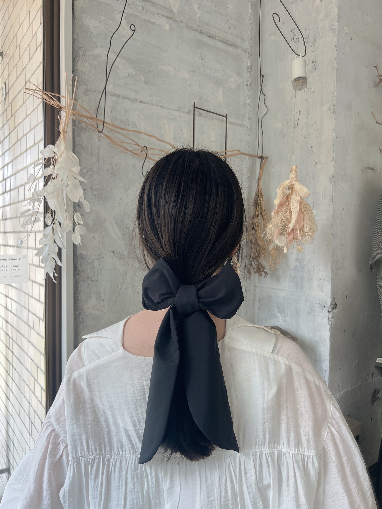 ［ Mia Hat ］Straw Ribbon Headband