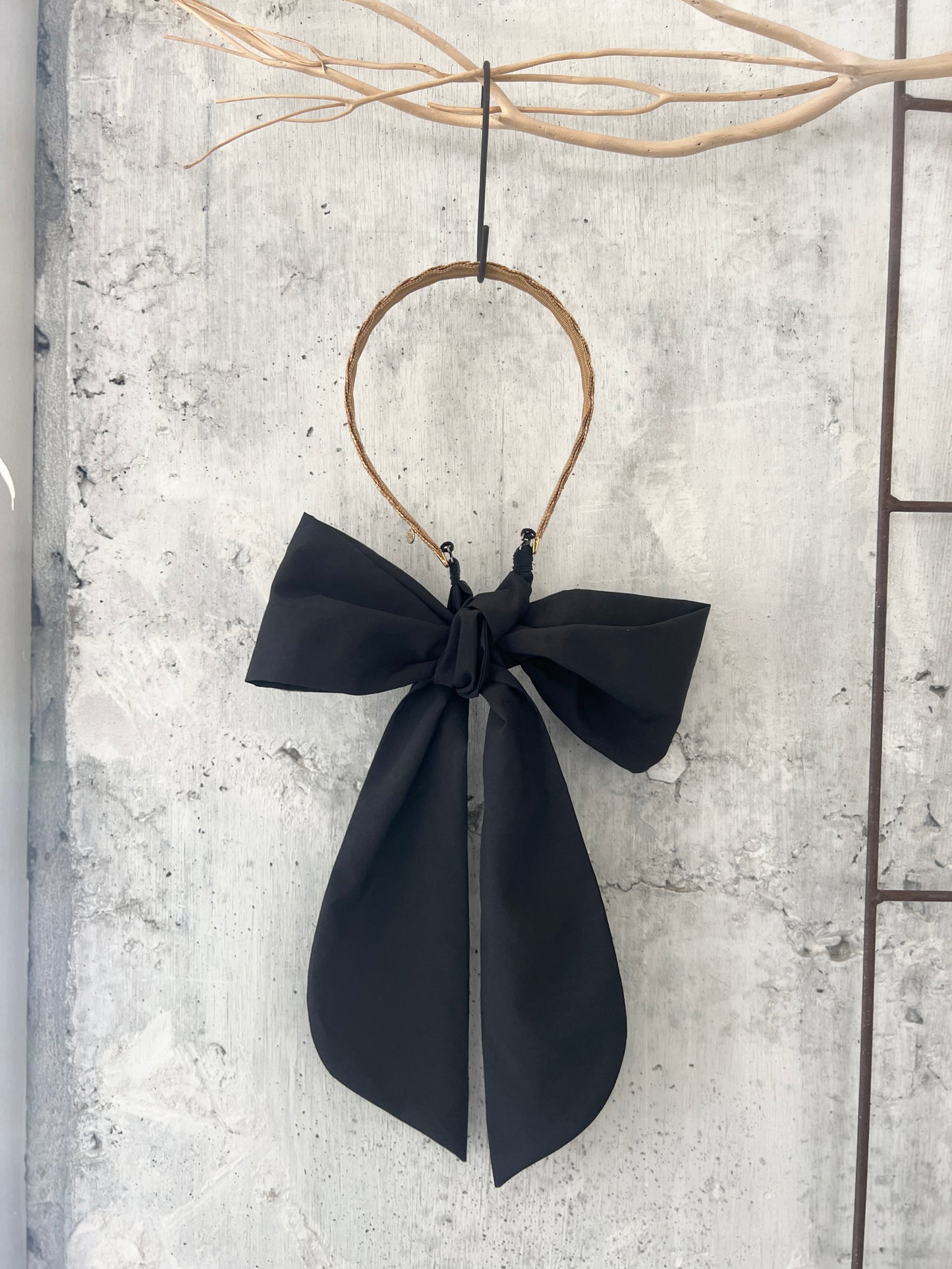 ［ Mia Hat ］Straw Ribbon Headband