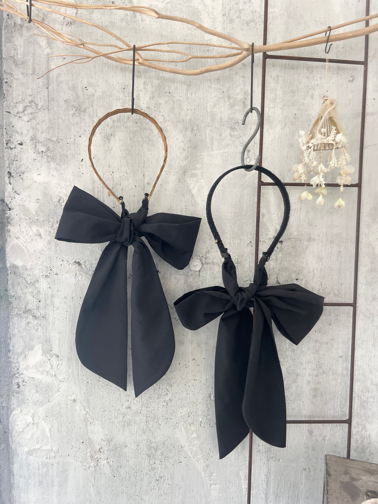 ［ Mia Hat ］Straw Ribbon Headband