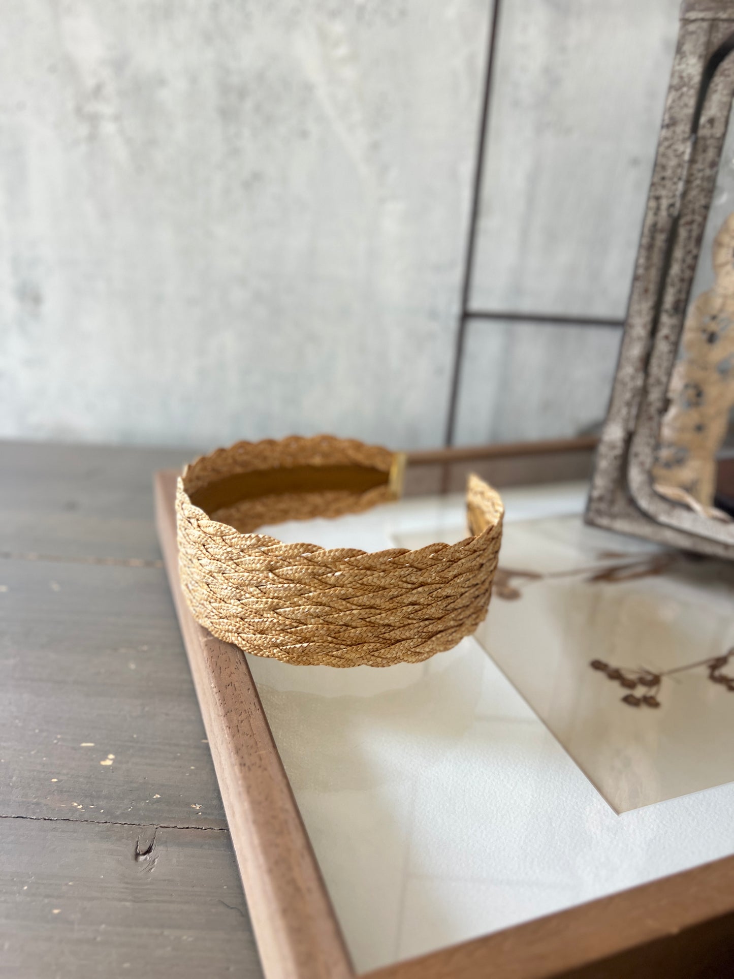 ［ Mia Hat ］Straw Headband