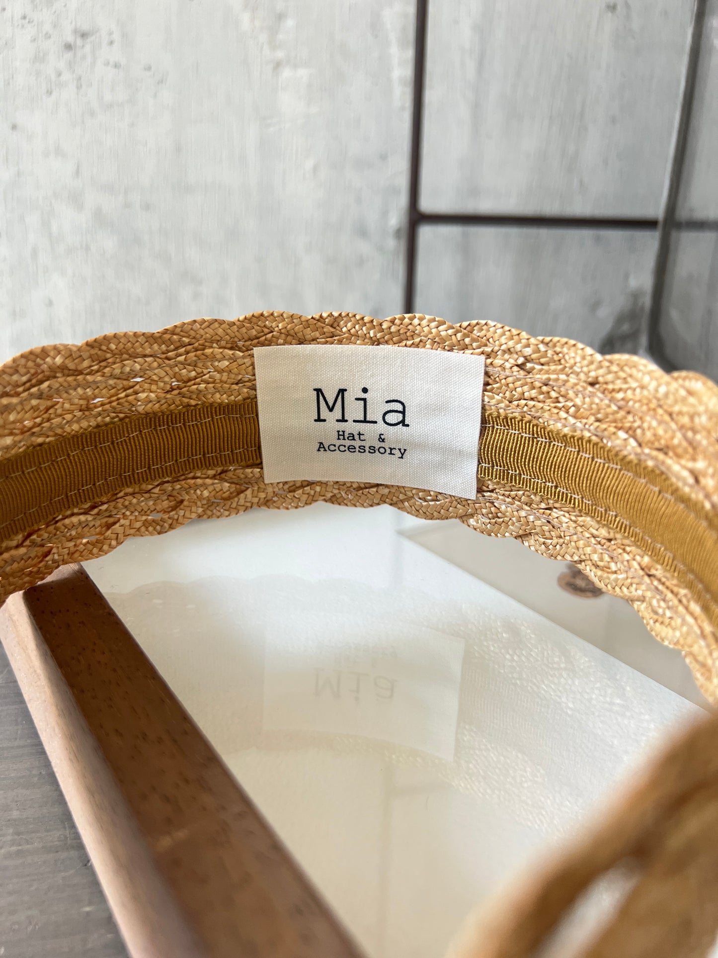 ［ Mia Hat ］Straw Headband