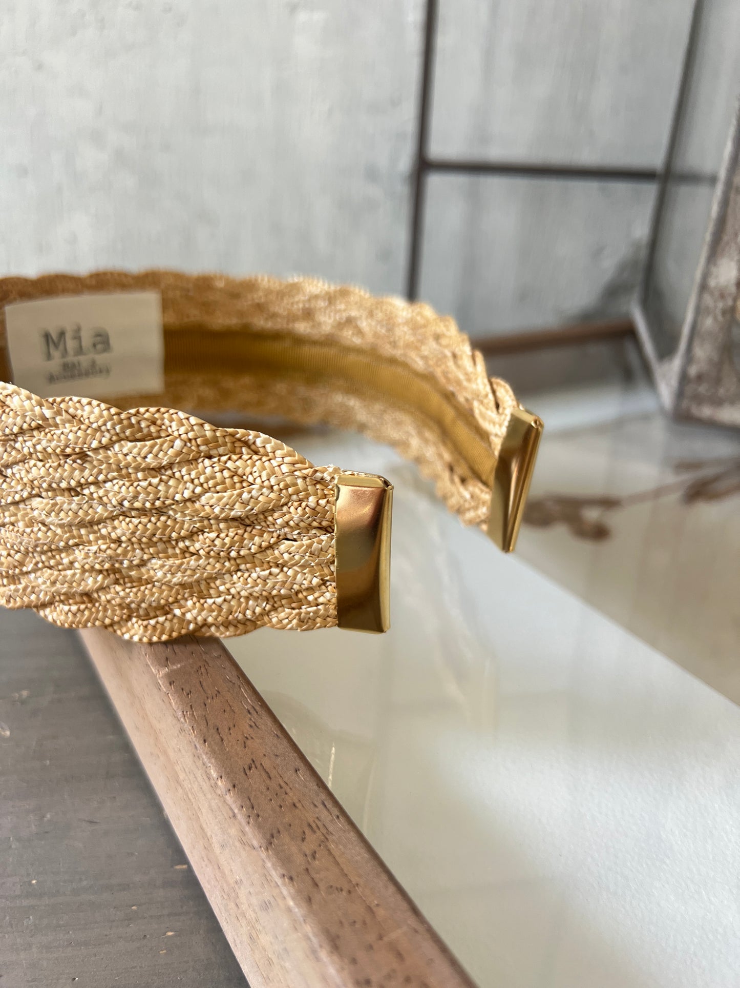 ［ Mia Hat ］Straw Headband