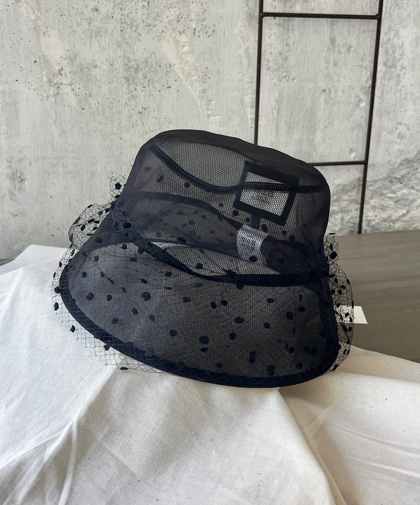 ［ Mia Hat ］Silk Dot Bucket Hat