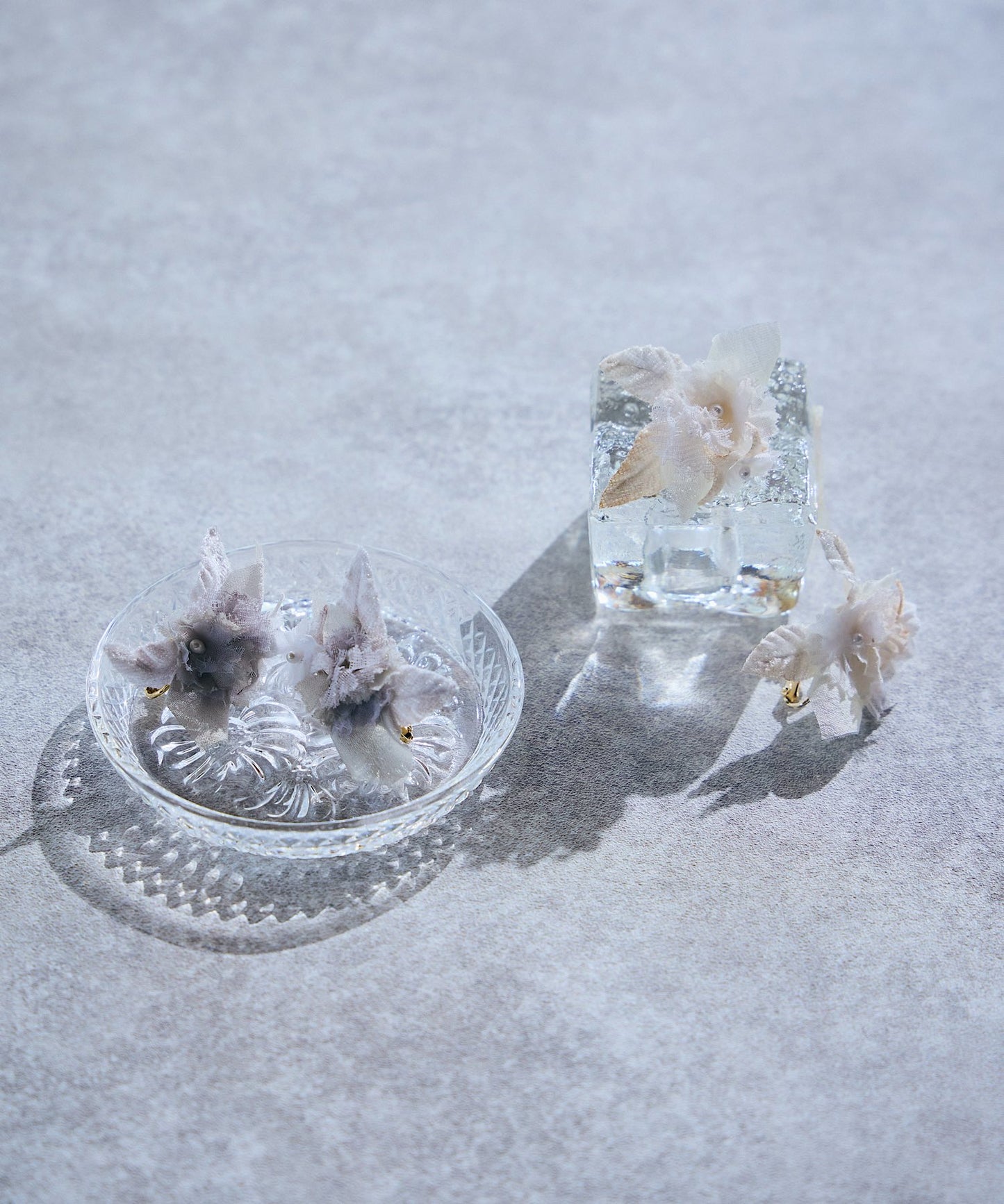 クララとサテンのピアス/イヤリング