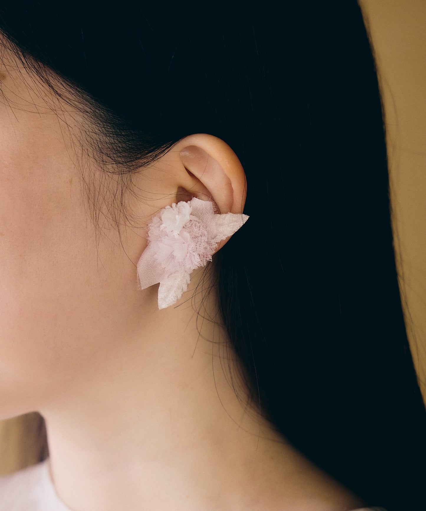 クララとサテンのピアス/イヤリング