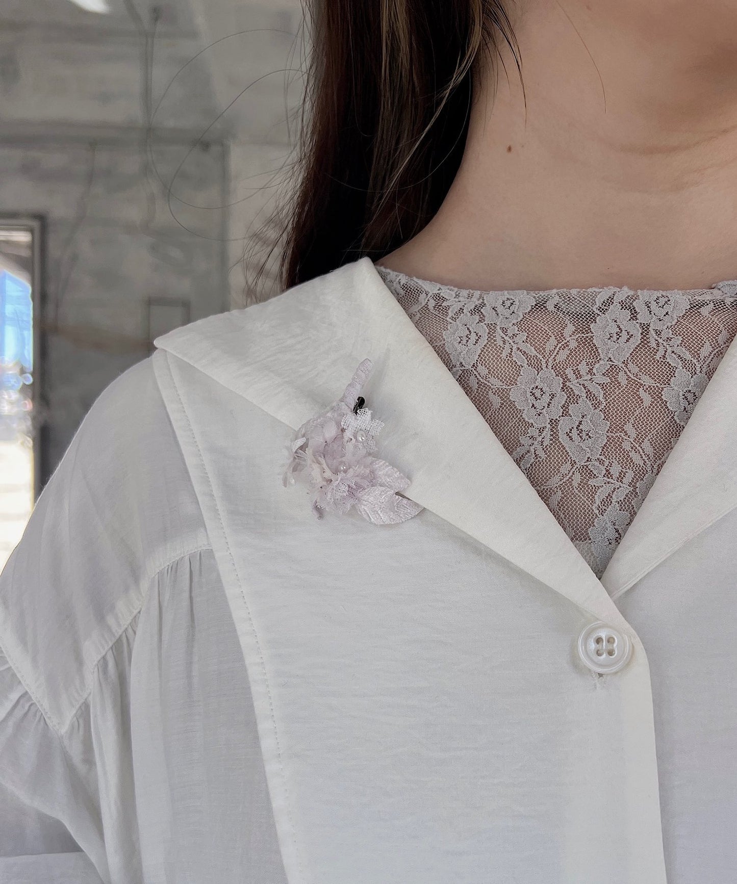 クララとサテンのシュシュ