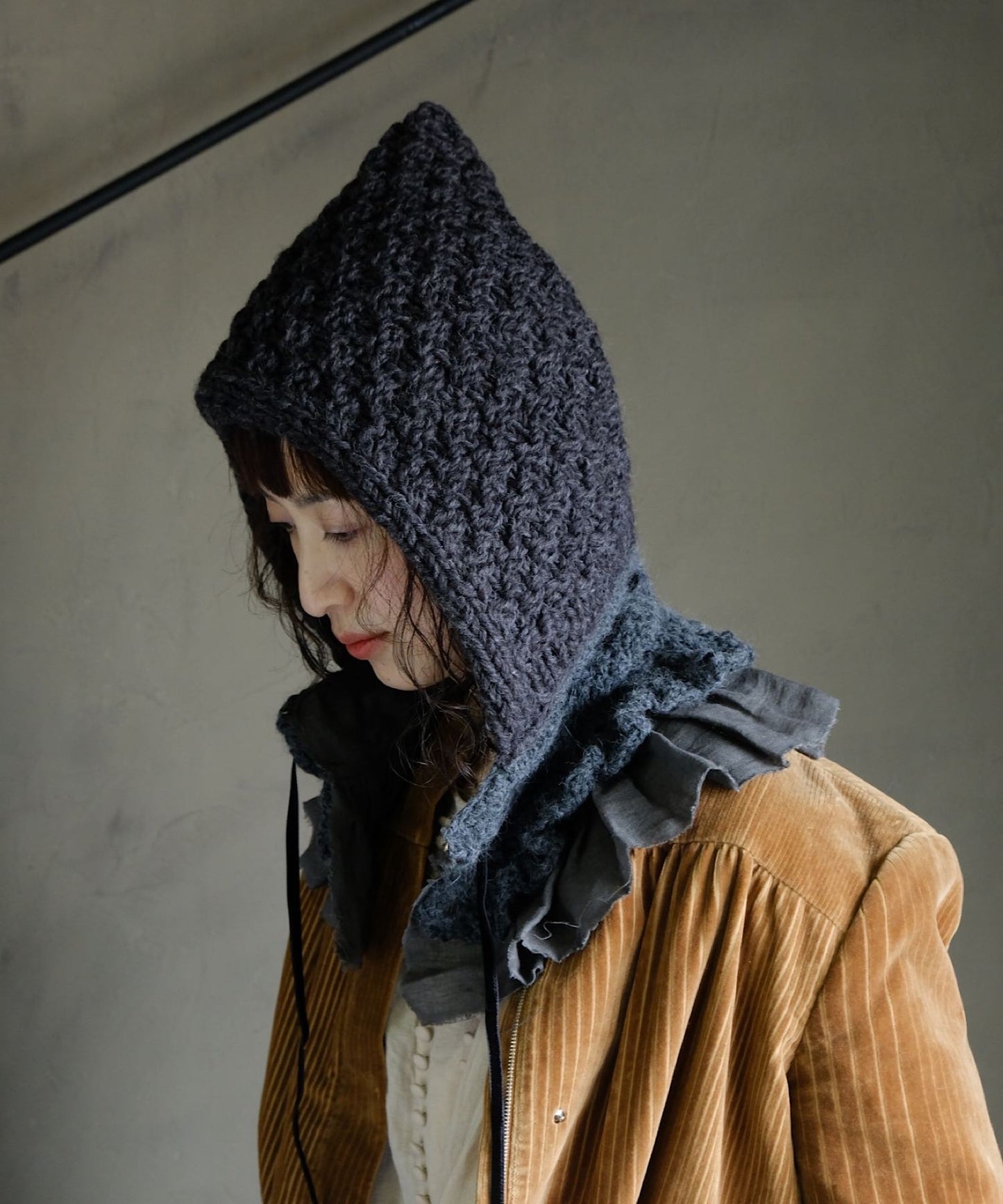 【予約販売】手編みのバラクラバ