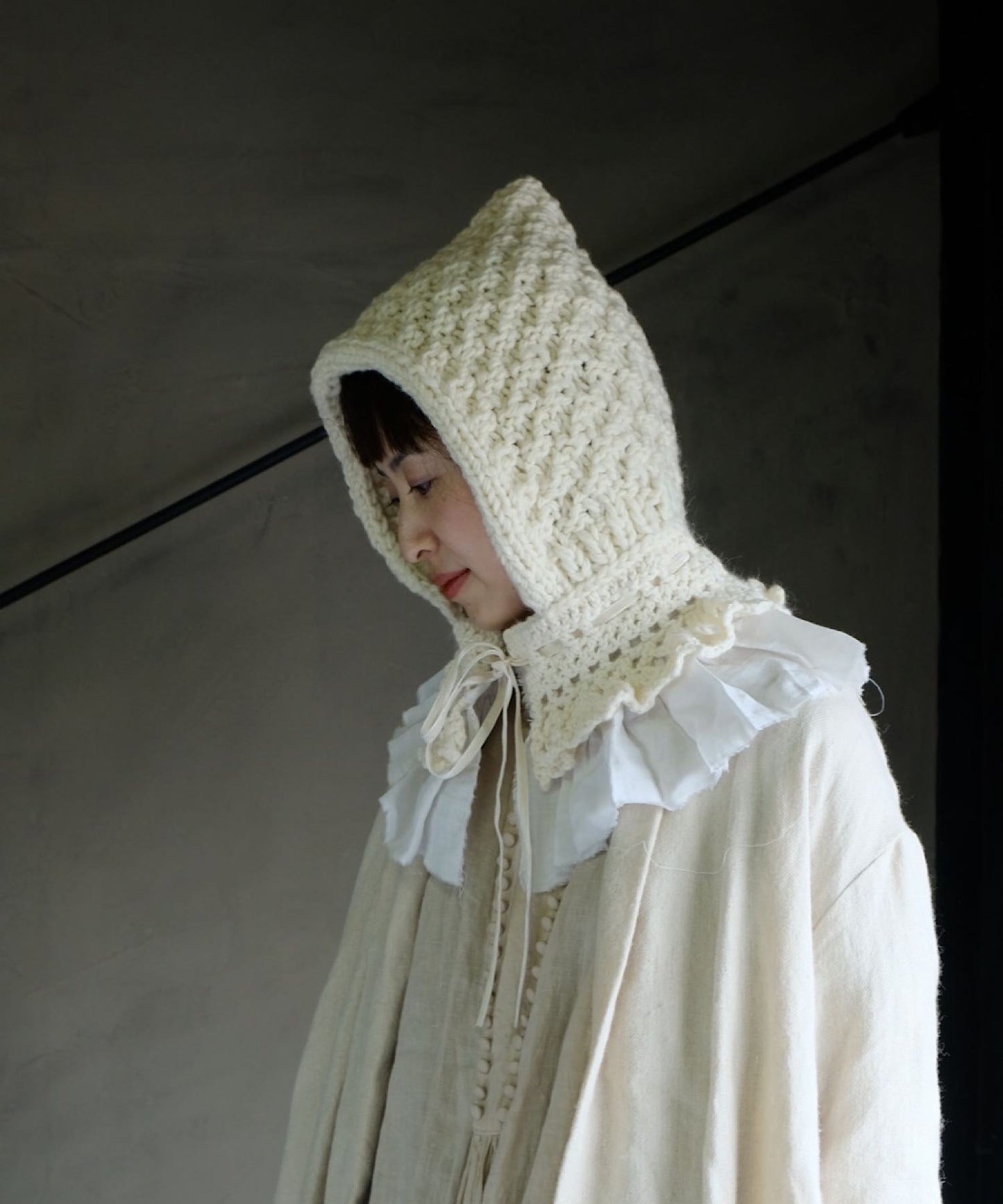 【予約販売】手編みのバラクラバ