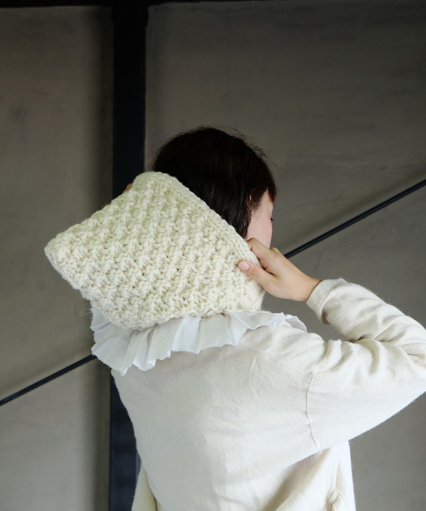 【予約販売】手編みのバラクラバ