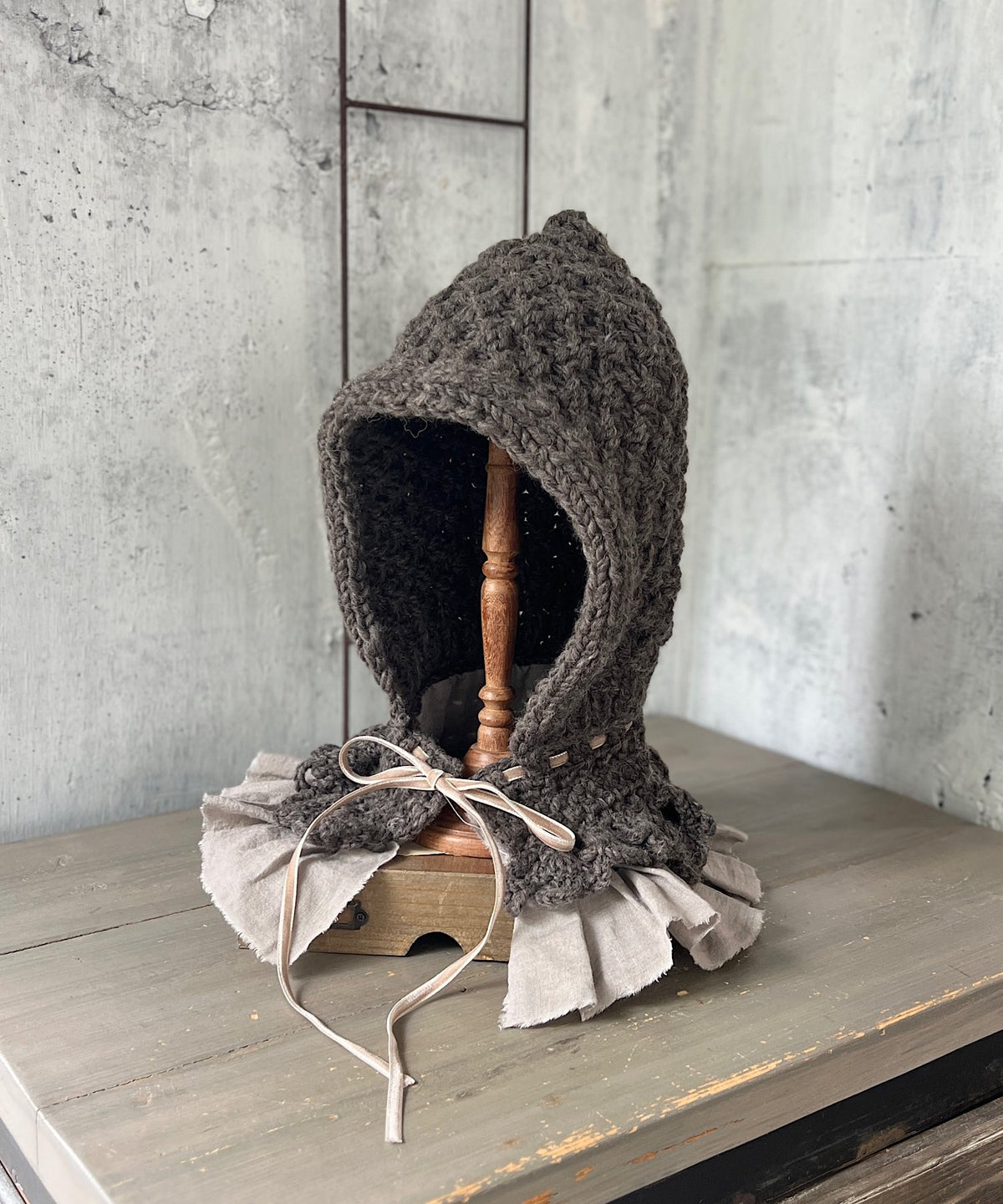【予約商品】手編みのバラクラバ
