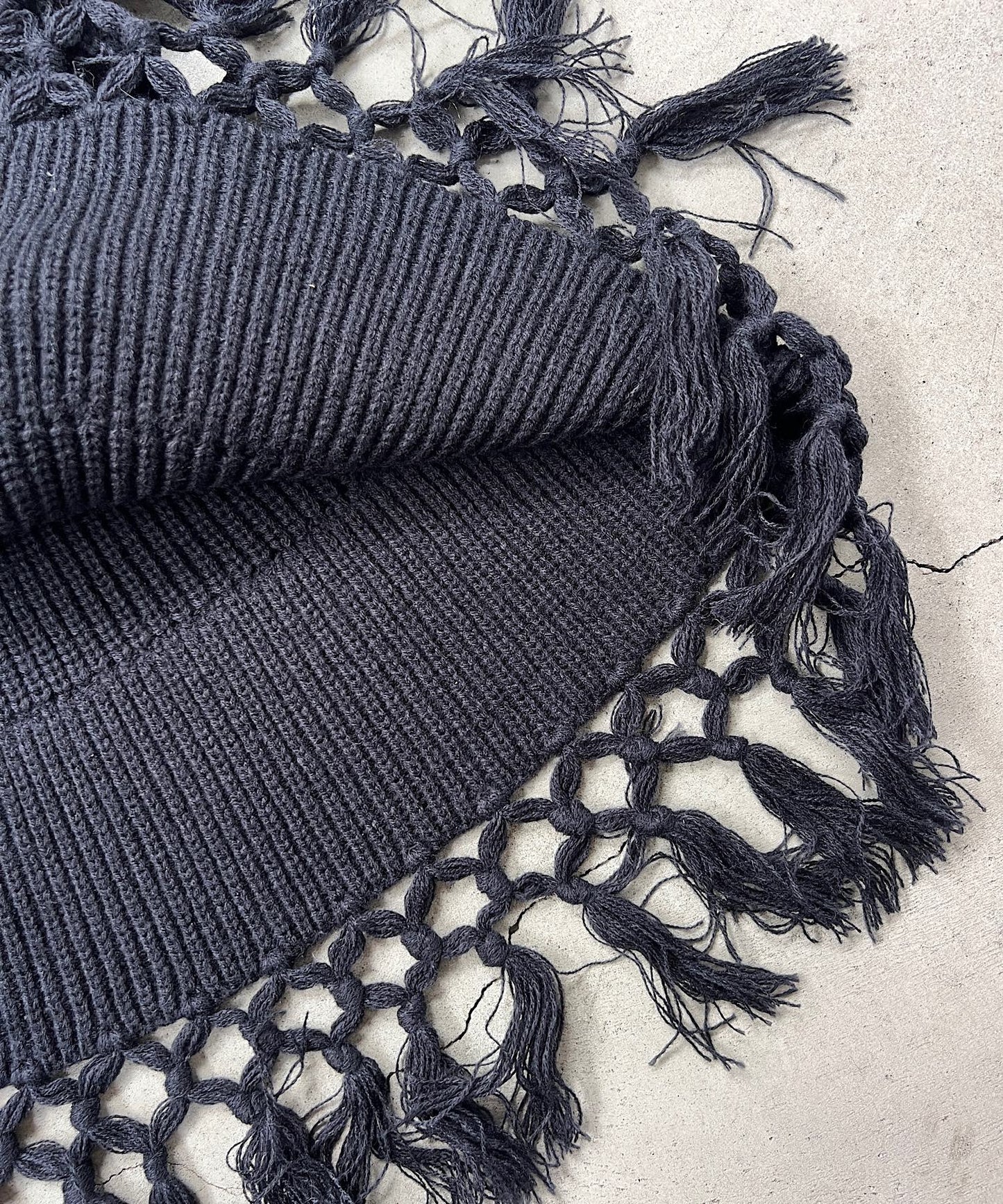 ラウンドポンチョ＊ショールピン付き