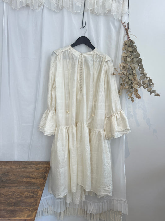 【GUPTIHA】Handloom mulberry silk：Dress