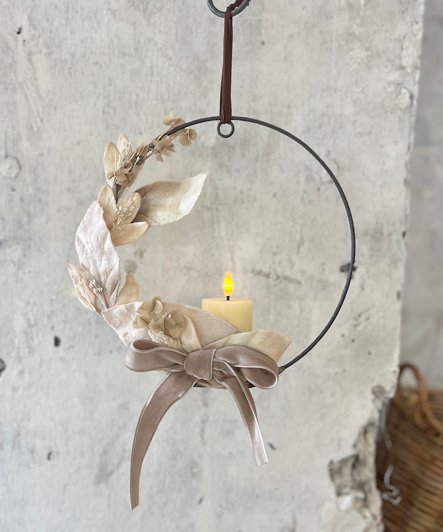 キャンドルリース