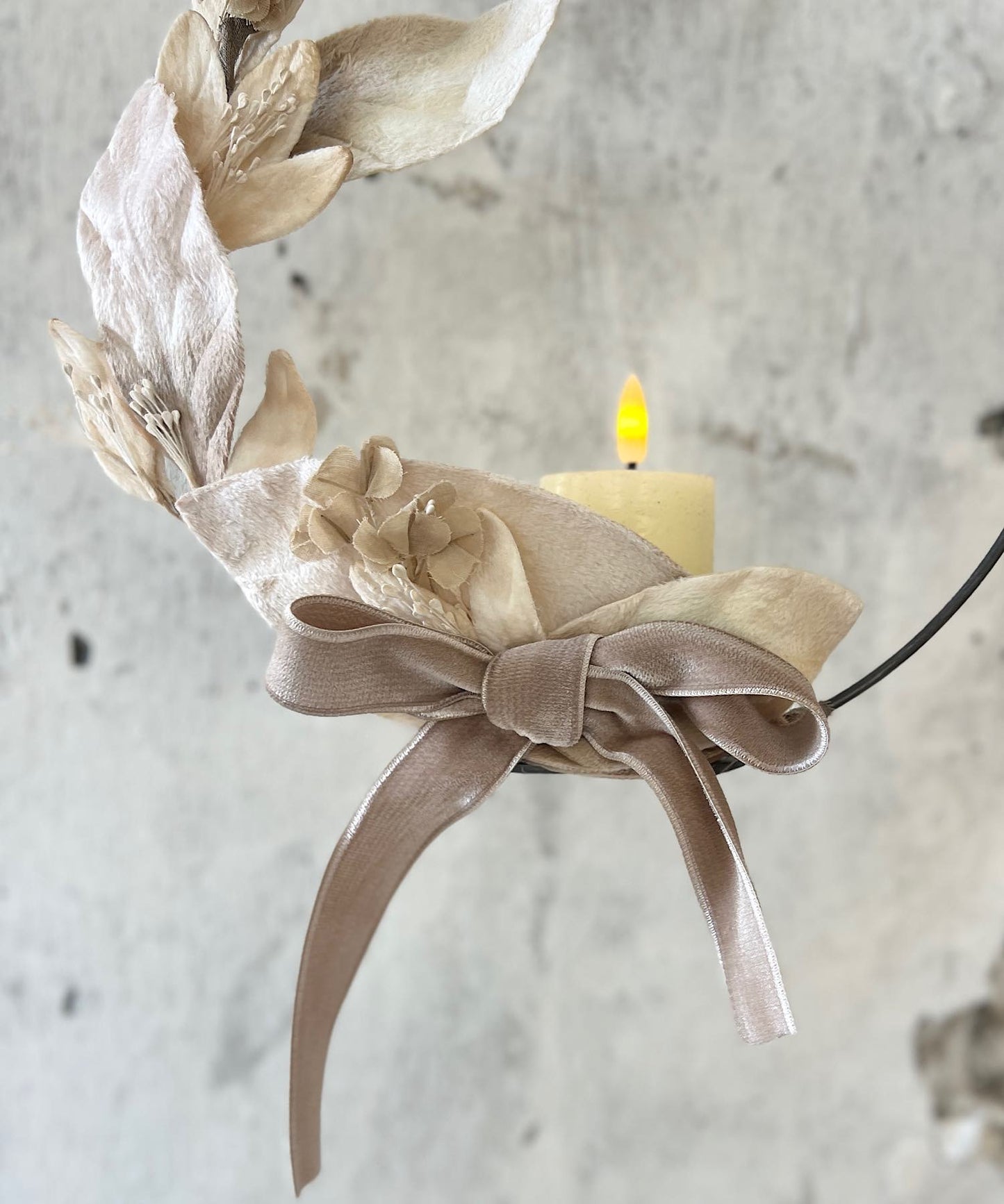 キャンドルリース