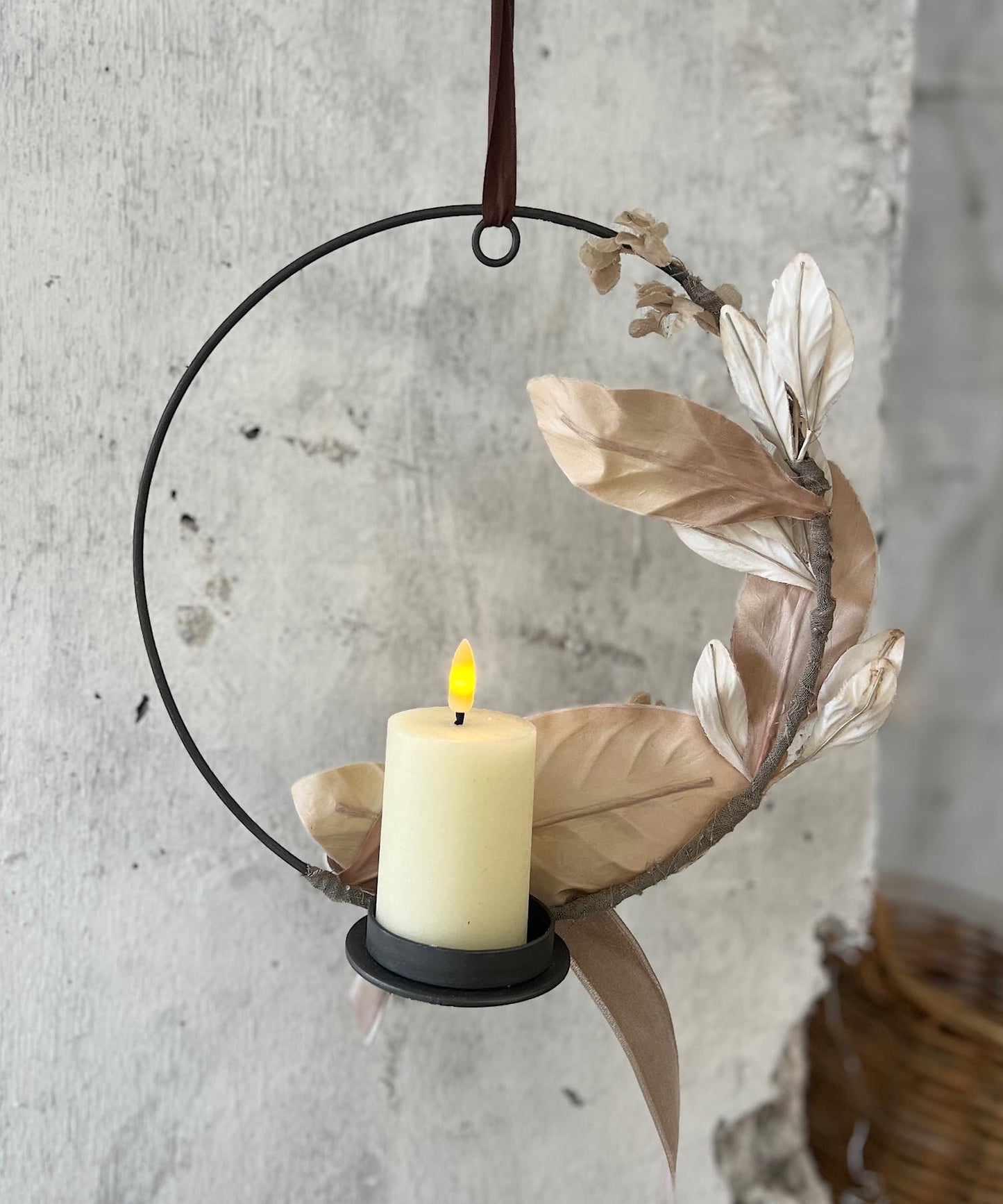 キャンドルリース