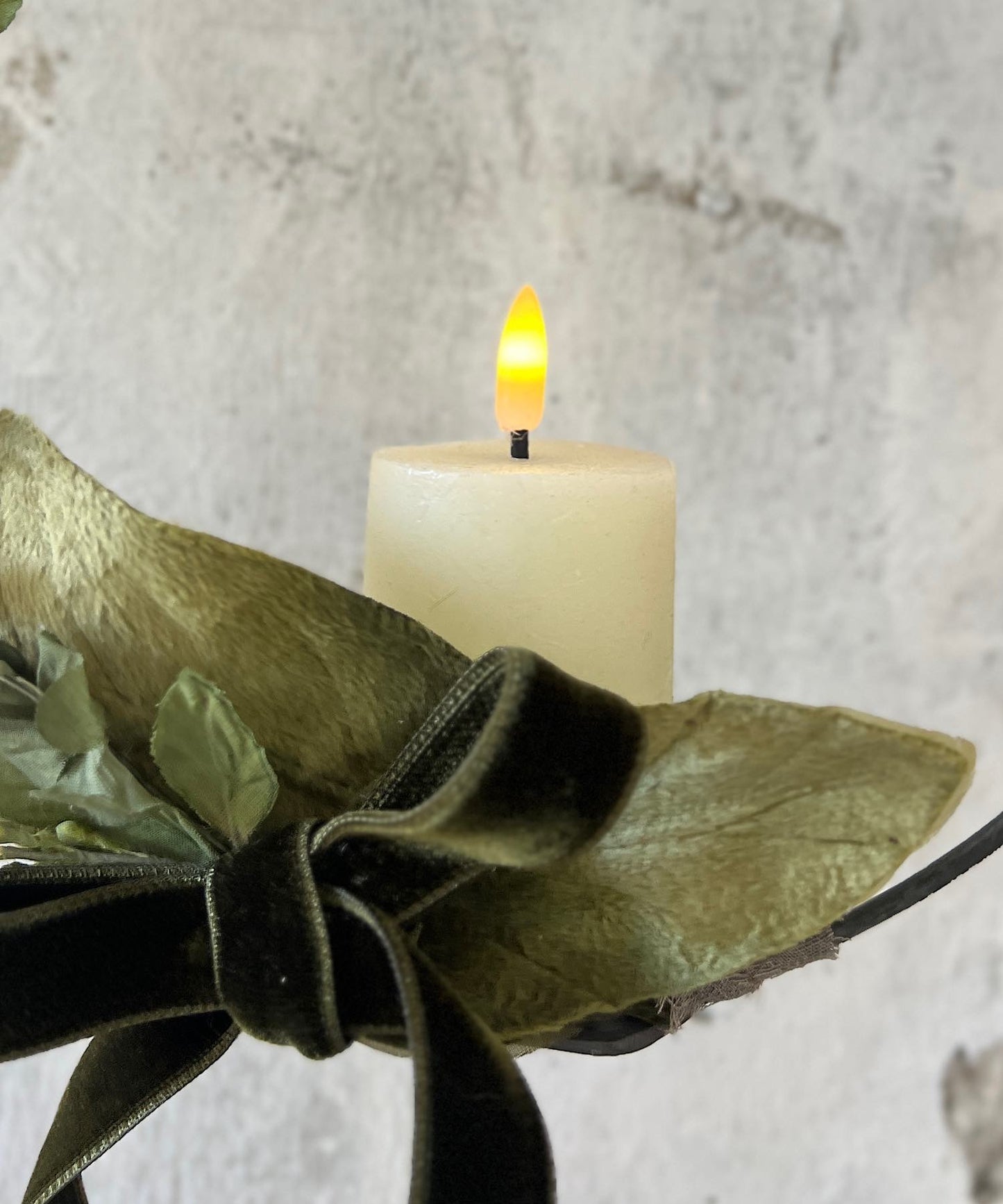 キャンドルリース