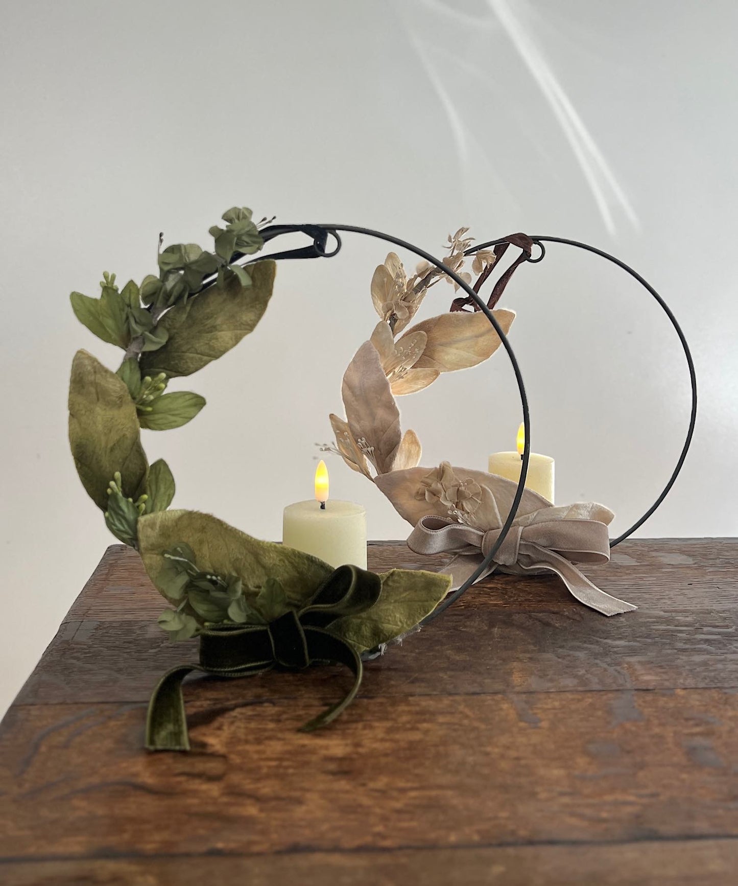 キャンドルリース