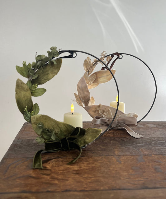 キャンドルリース