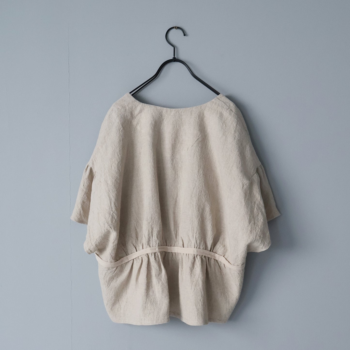 【MAGALI】トリプルウォッシュリネン・カシュクールジレ