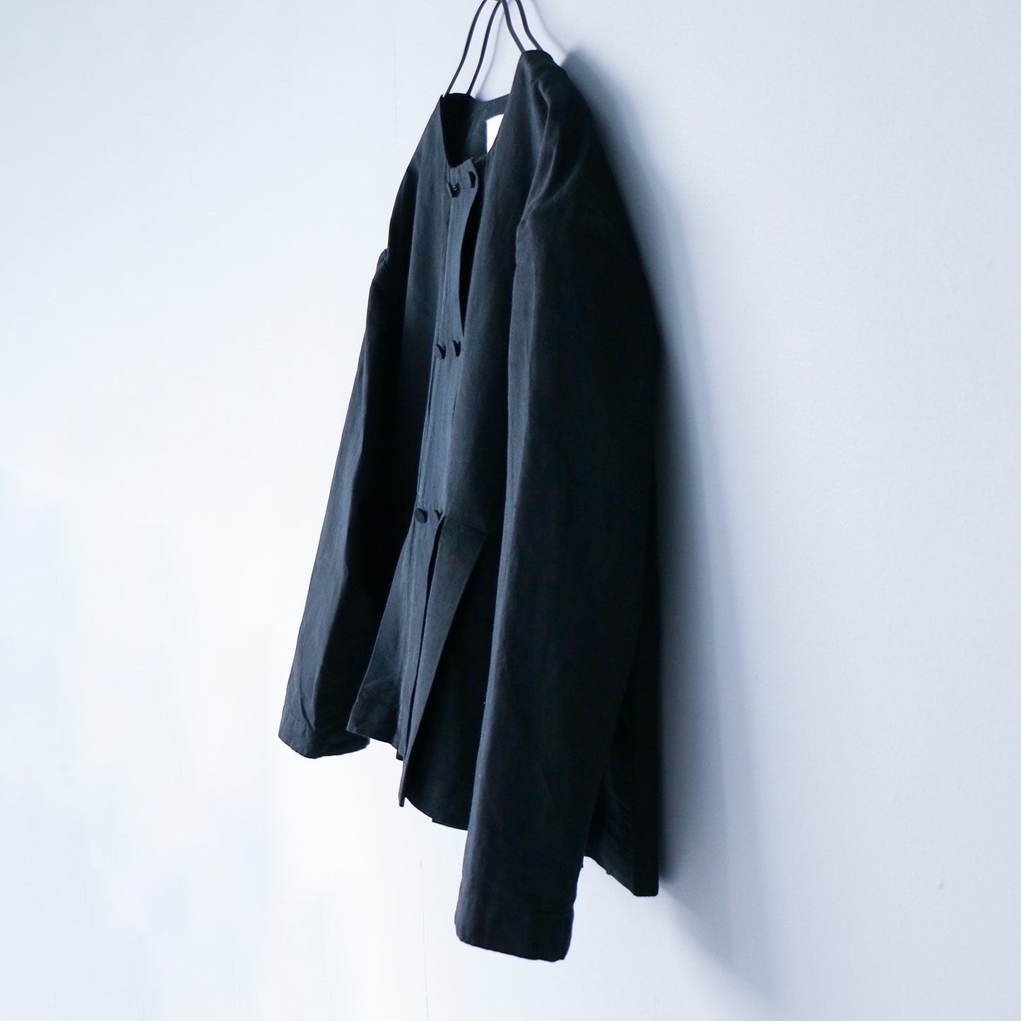 【MAGALI】ハイカウントコットンリネン・ダブルボタンジャケット