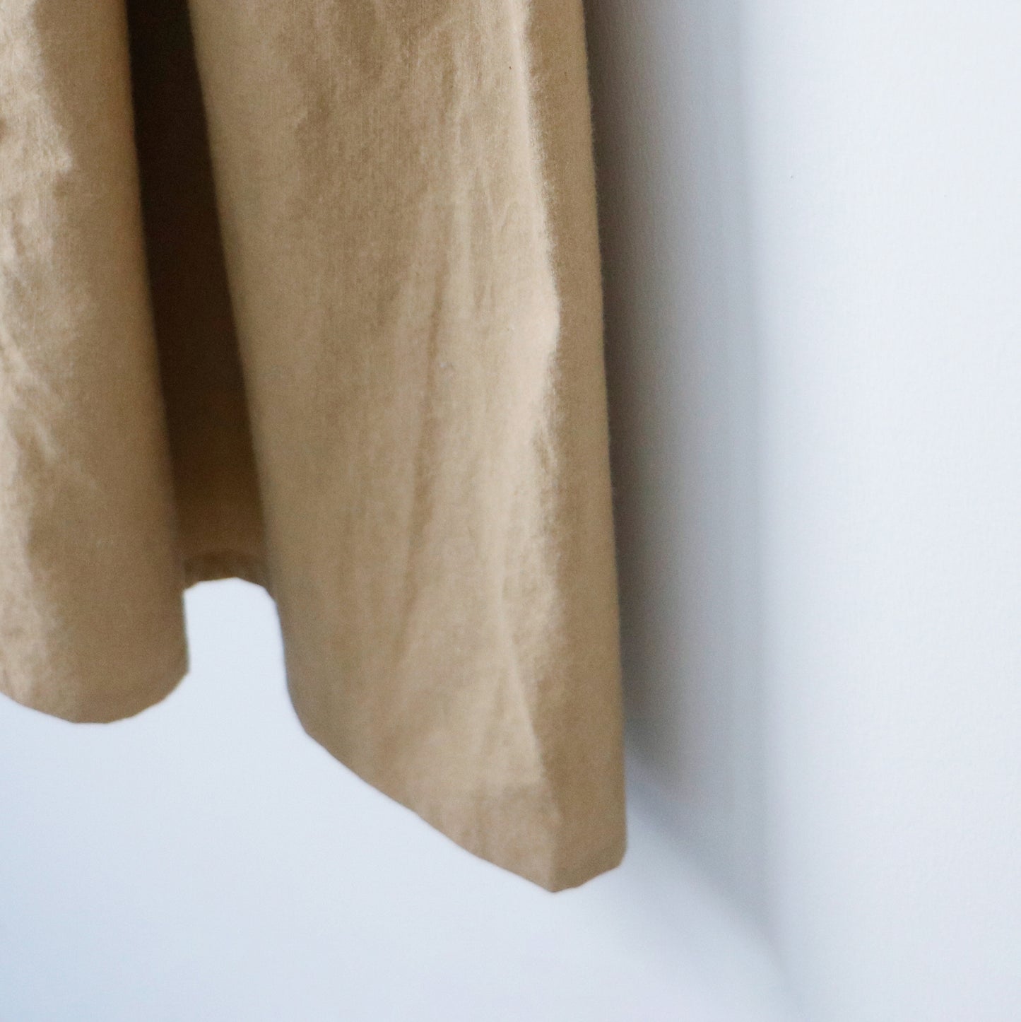 【MAGALI】ピグメントダイコットン・フリルワンピース