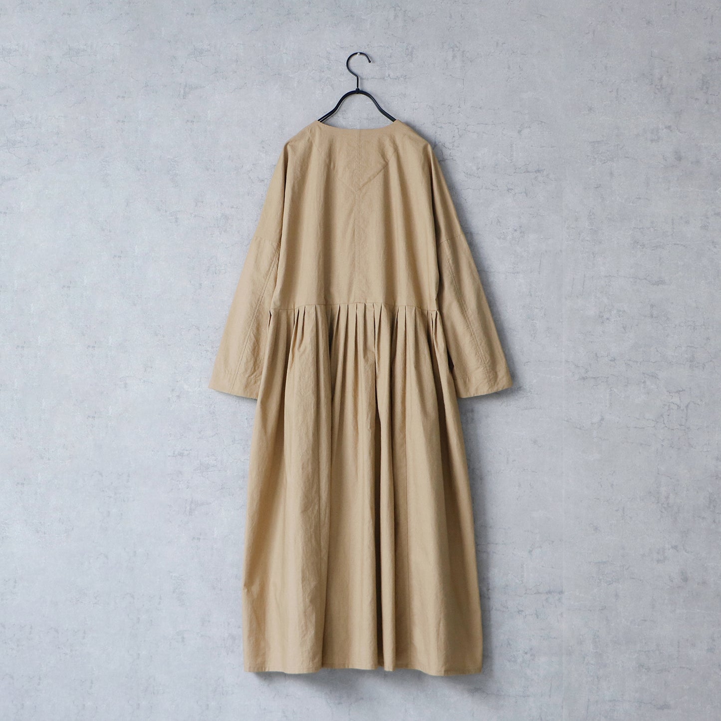 【MAGALI】ピグメントダイコットン・フリルワンピース