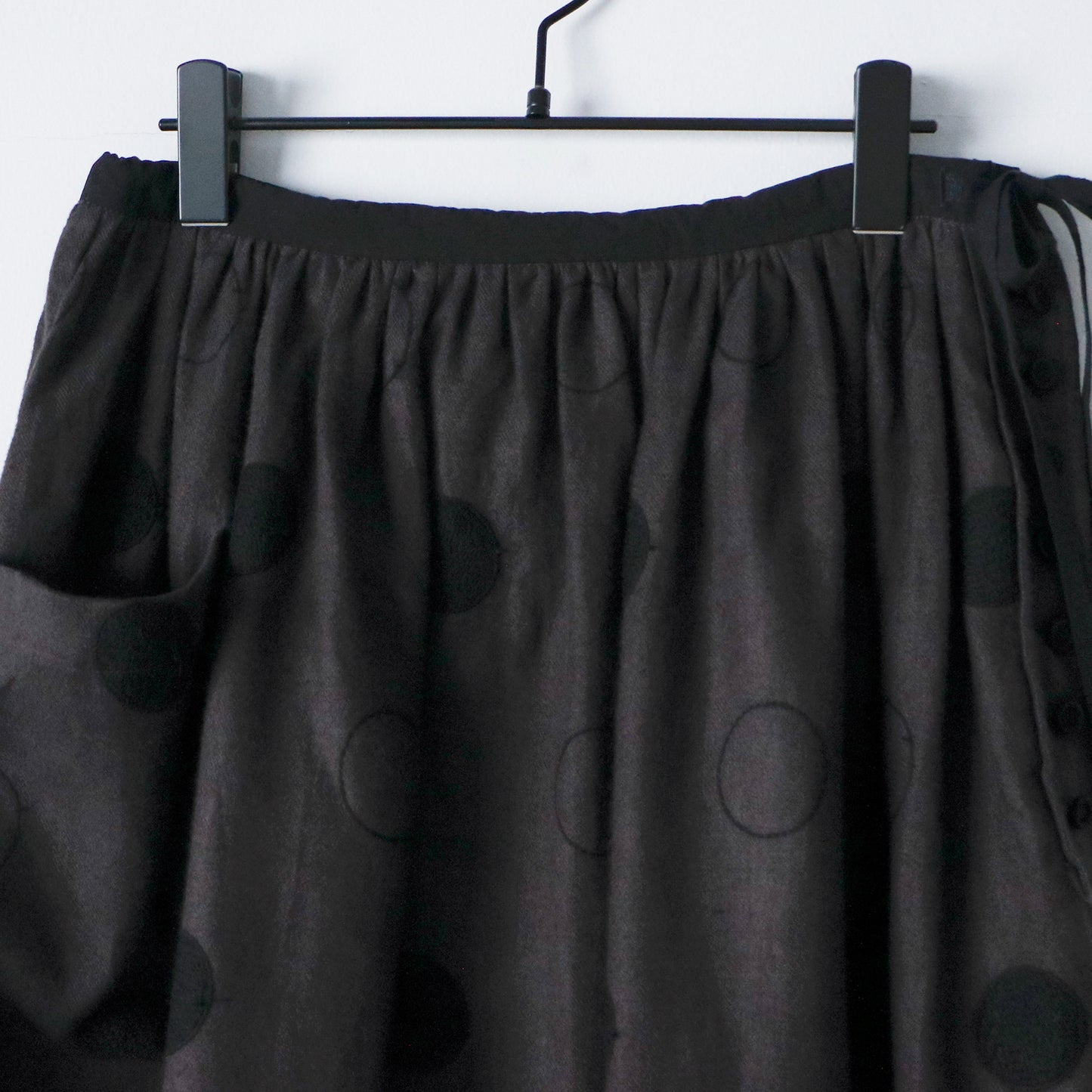 【MAGALI】RONDリネン・サイドボタンスカート