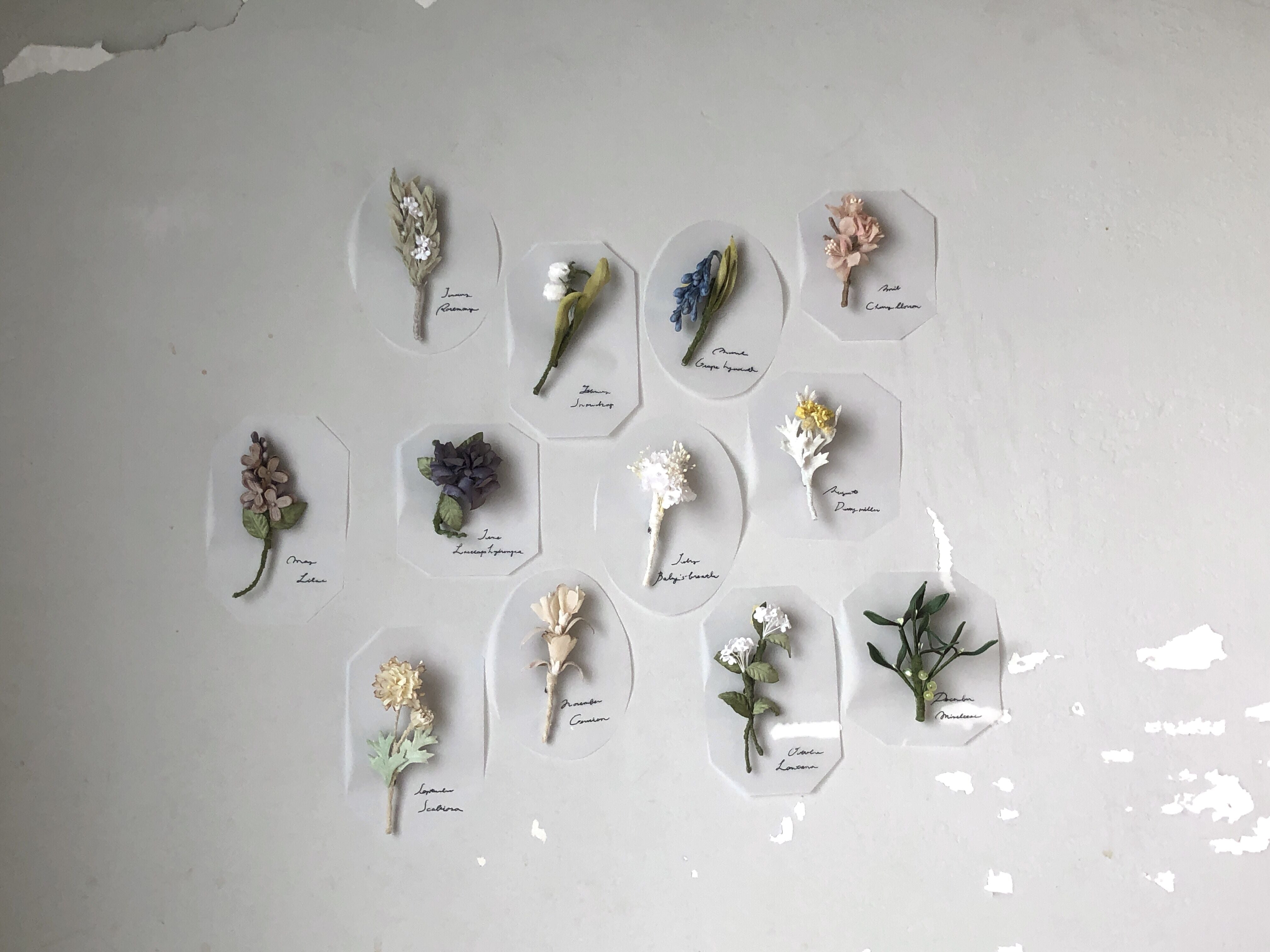 季節のお花ブローチ］4月：桜 – m.soeur